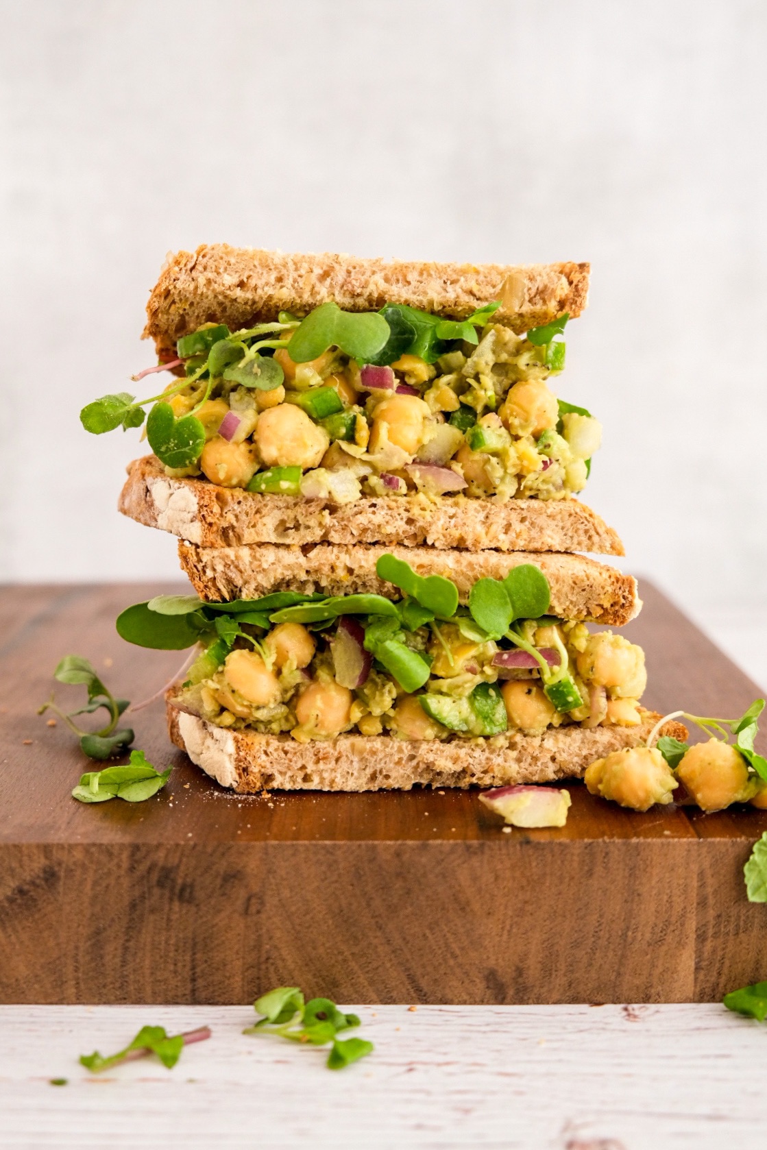 vegan avocado chickpea tuna salad&rdquo; class=