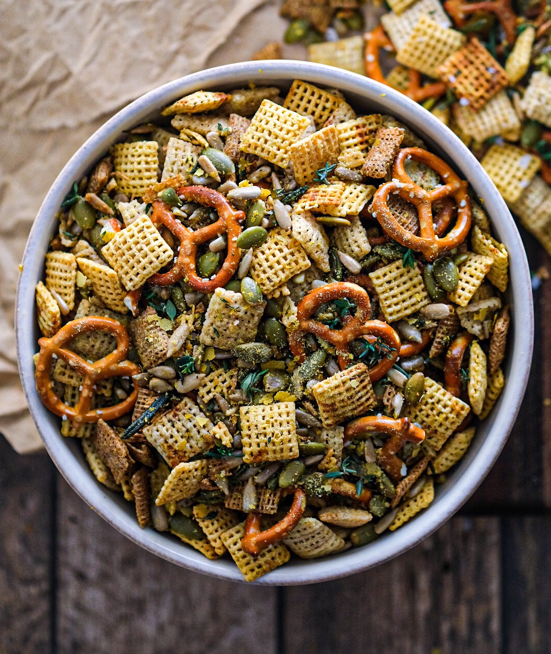 healthy Chex mix recipe