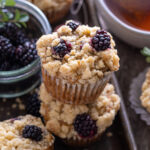 Vegan blackberry banana muffin recipe