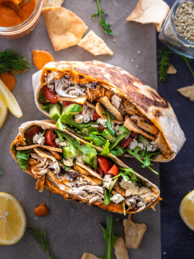 greek Crunchwrap recipe