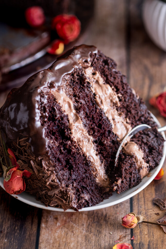 vegan triple chocolate mousse cake recipe