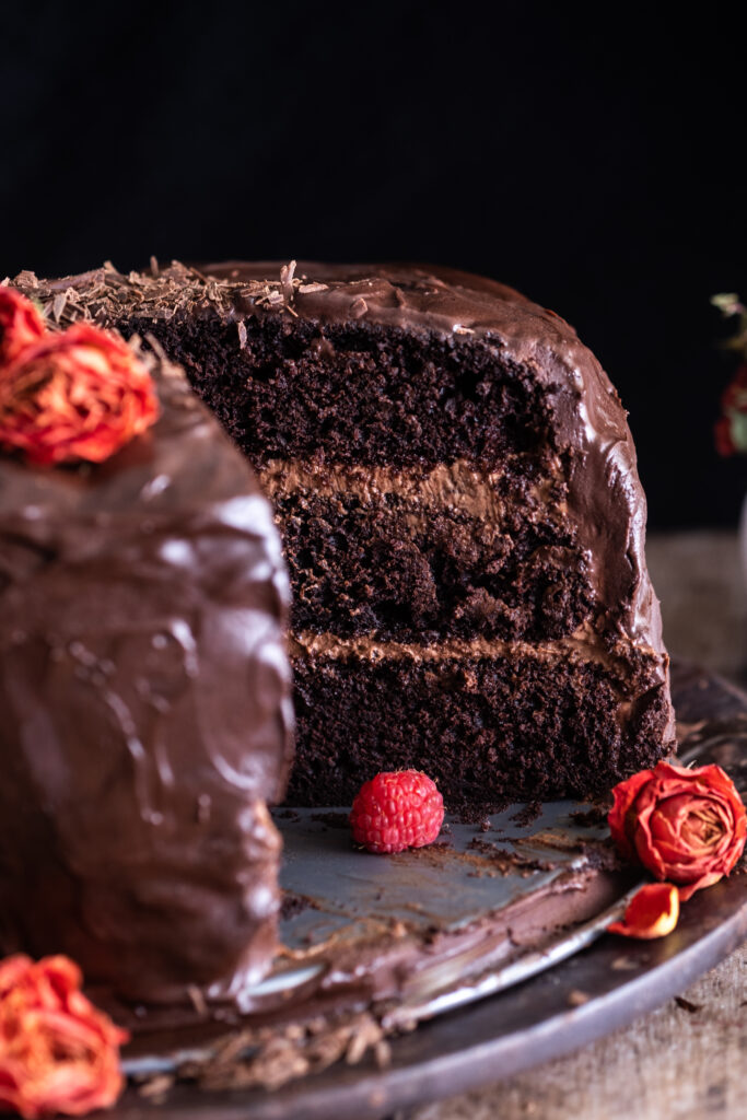 vegan triple chocolate mousse cake recipe