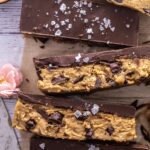 vegan chickpea cookie dough bars