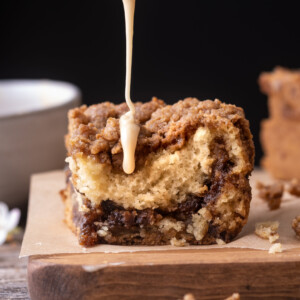 Vegan maple brown sugar coffee cake