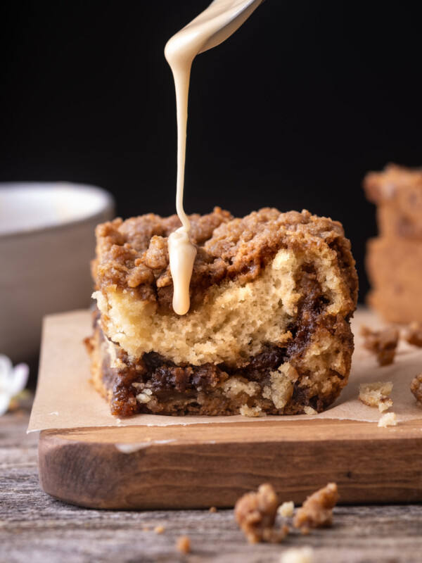 Vegan maple brown sugar coffee cake