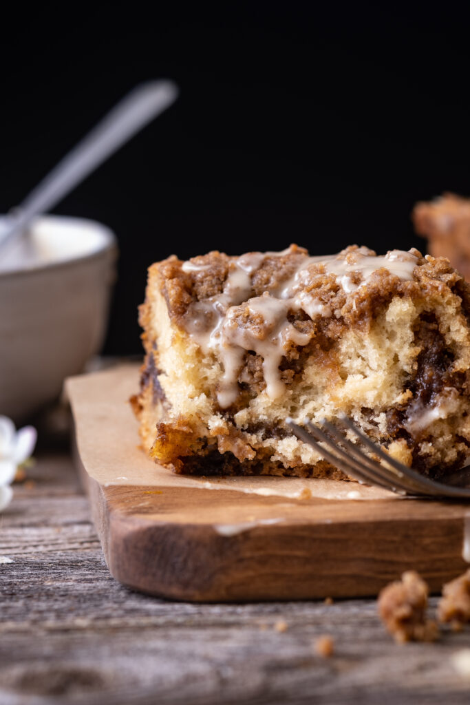 vegan maple brown sugar coffee cake