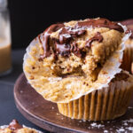 chocolate tahini oat cups (vegan, gluten free)