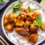 sticky date glazed chicken