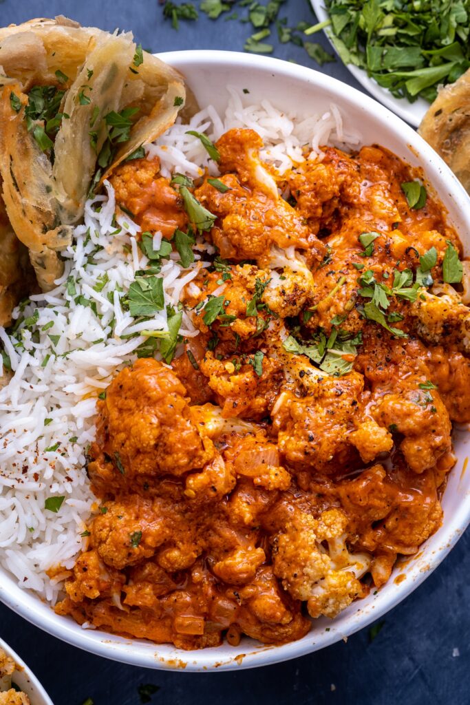 Roasted cauliflower curry recipe