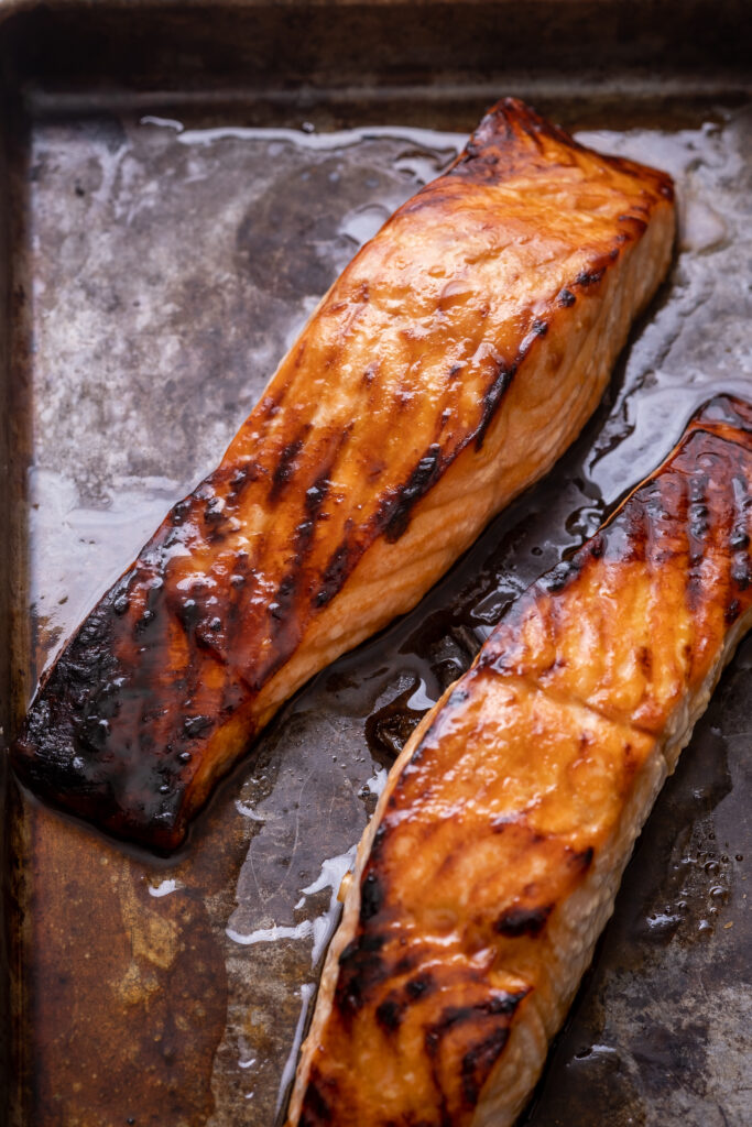 honey glazed salmon
