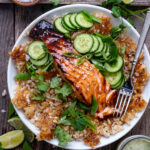 crunchy brown rice bowls