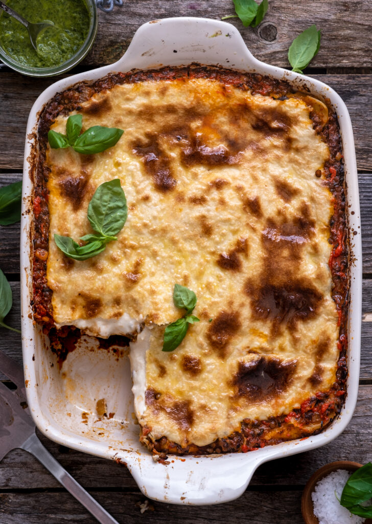 Vegan Lasagna Bolognese