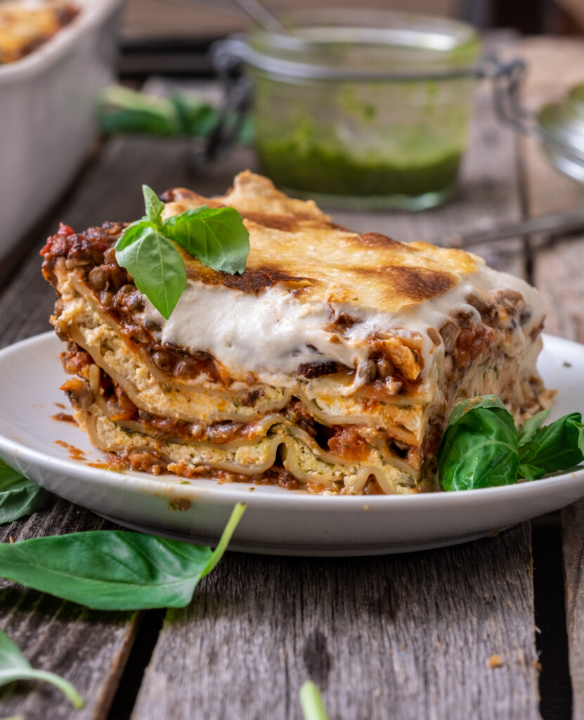 Vegan Lasagna Bolognese