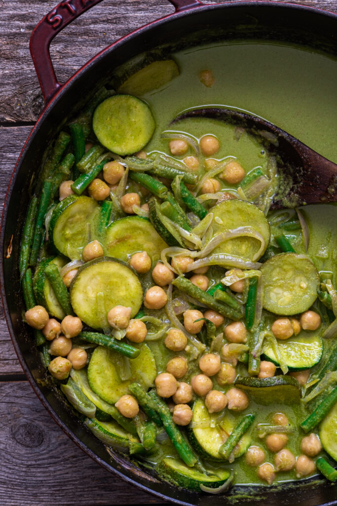 Spicy Coconut Lime Curry with Crispy Marinated Tofu