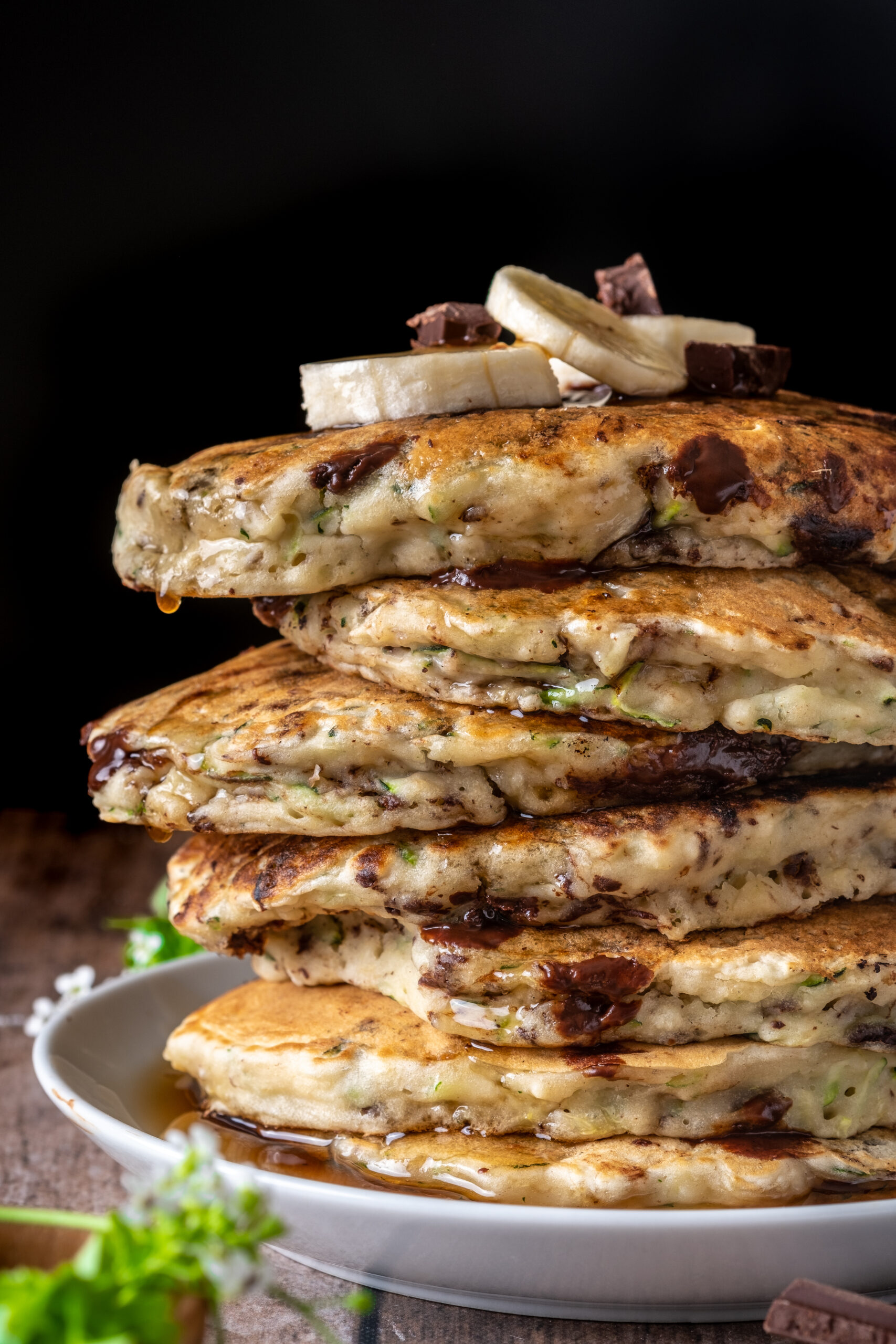 Vegan Zucchini Bread Pancakes