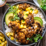 Blackened cauliflower bowls