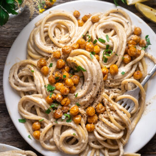 vegan cacio e pepe (nut free)