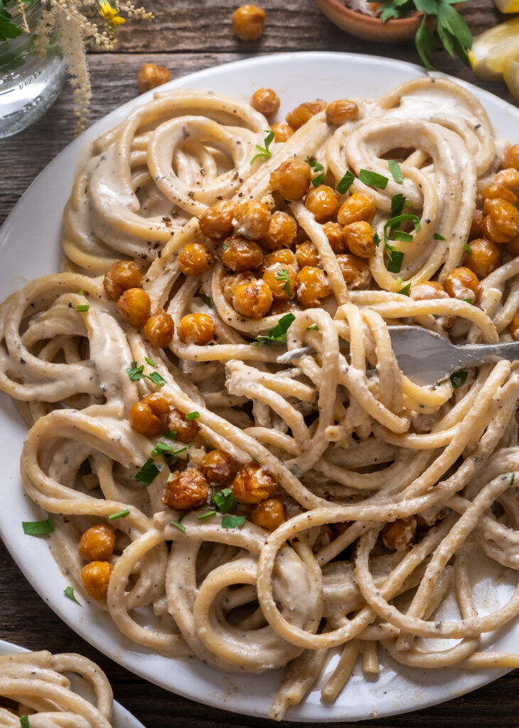 Vegan Cacio e Pepe (Nut Free)