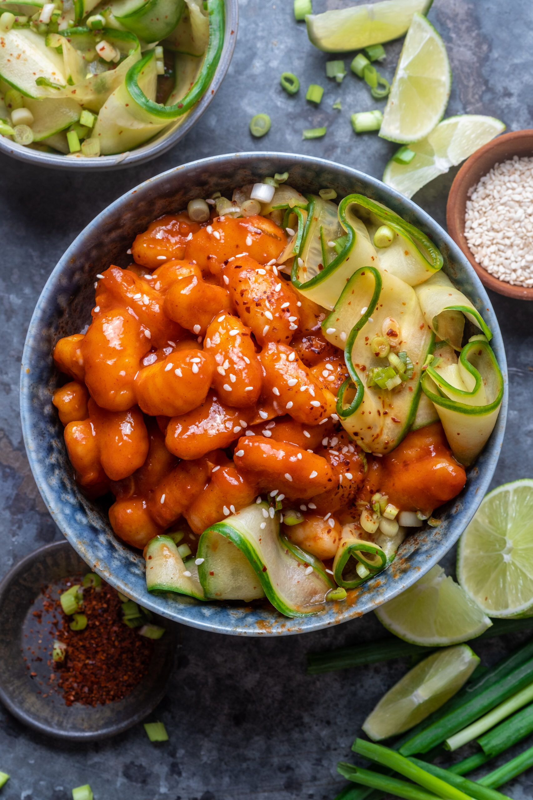 Gochujang gnocchi
