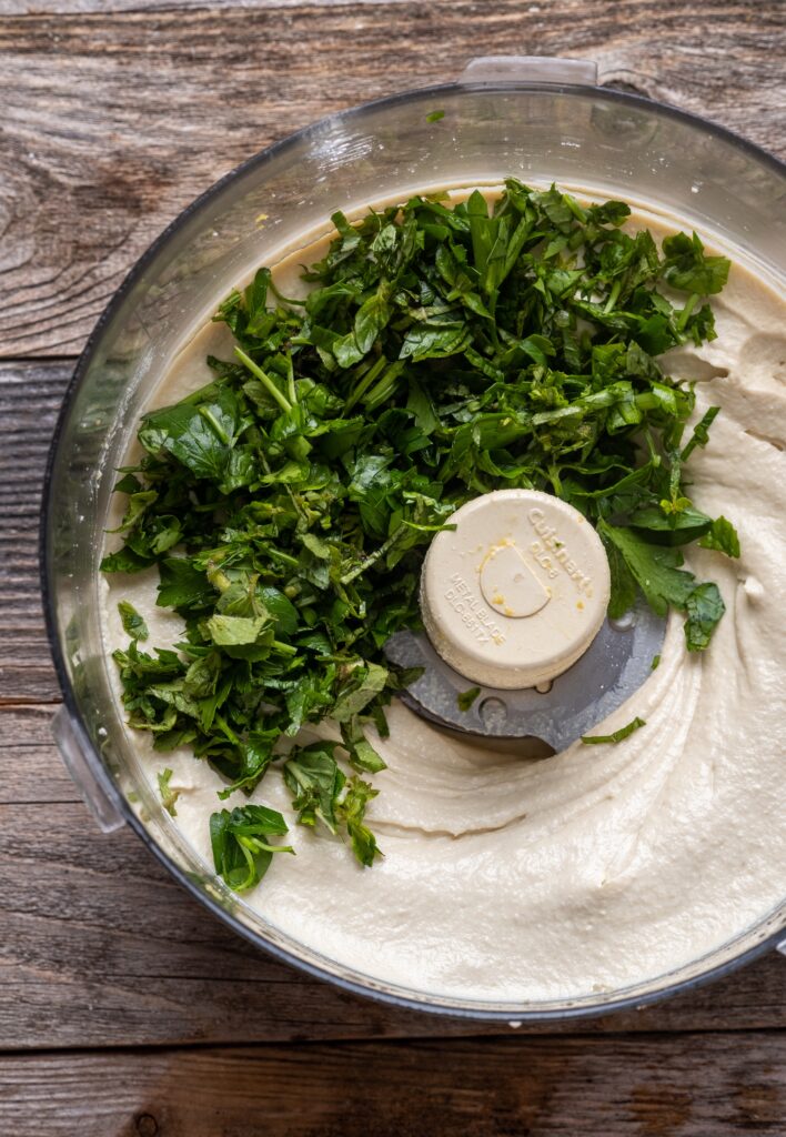 Vegan herbed ricotta