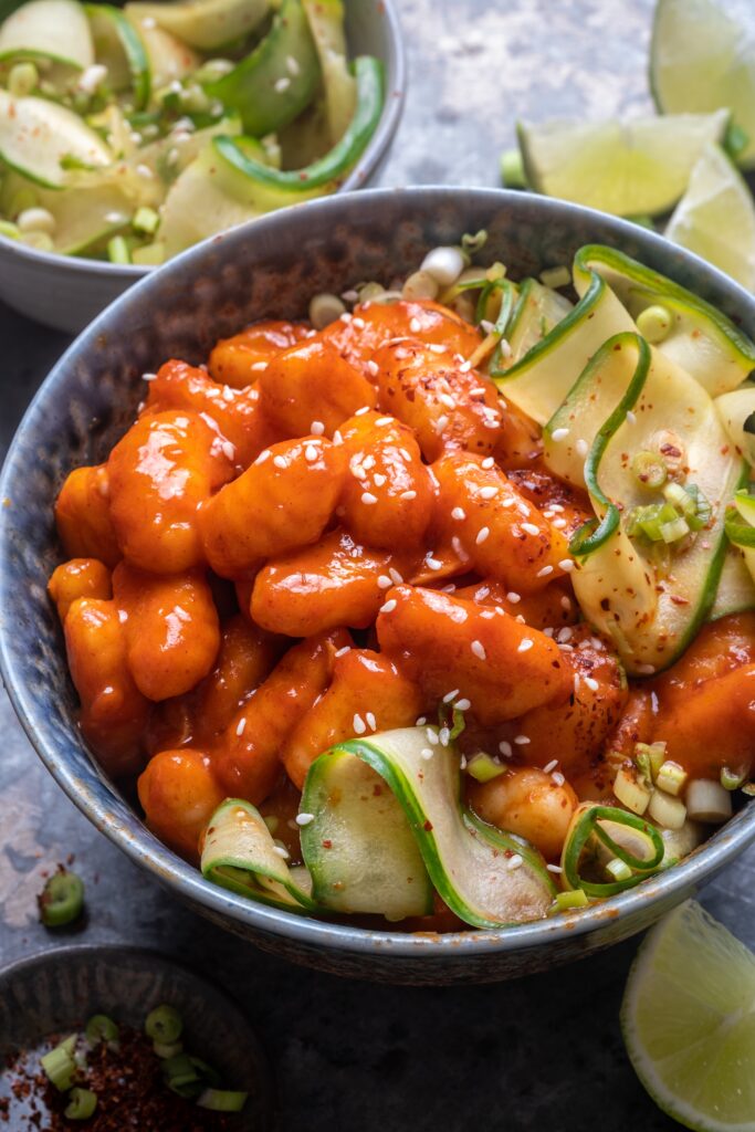 20 Minute Gochujang Gnocchi