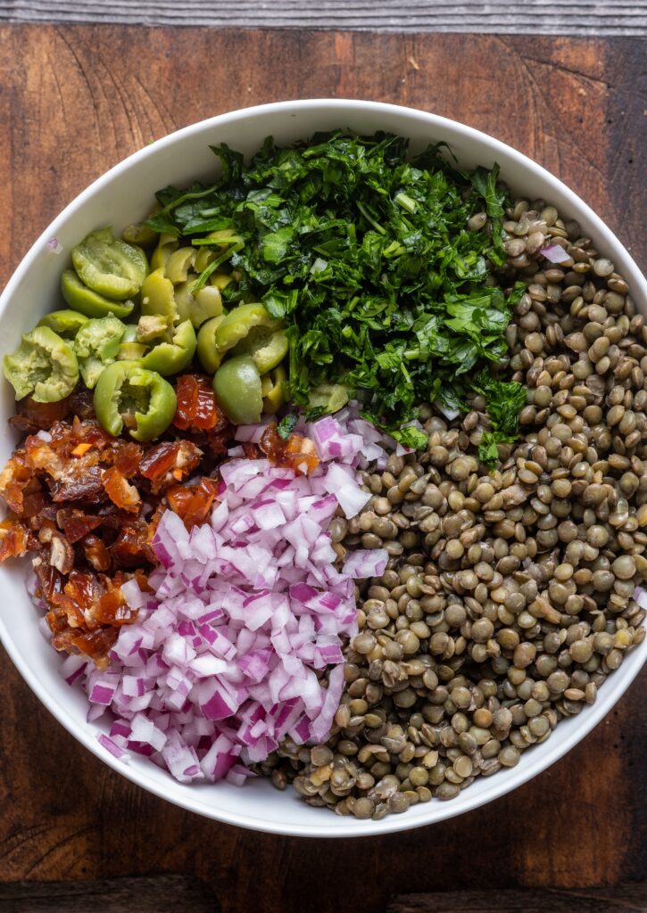 Spiced Lentil Salad Lettuce Wraps
