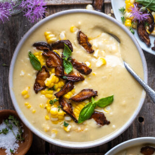 vegan corn chowder