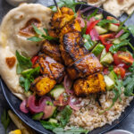 grilled tofu shawarma bowls