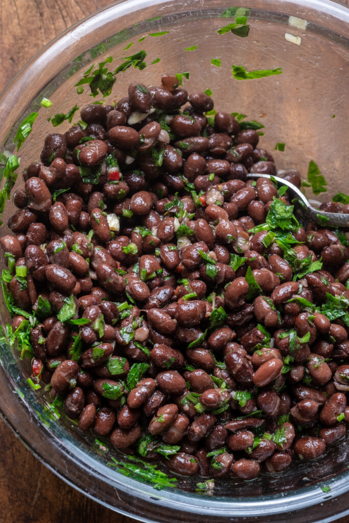 Chimichurri Black Bean Breakfast Tacos