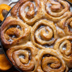 orange apricot sticky buns