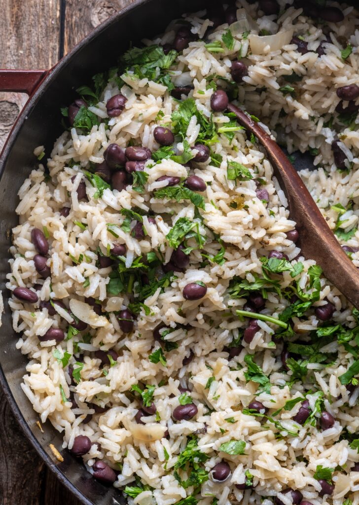Cilantro Lime Rice and Black Bean Stuffed Peppers