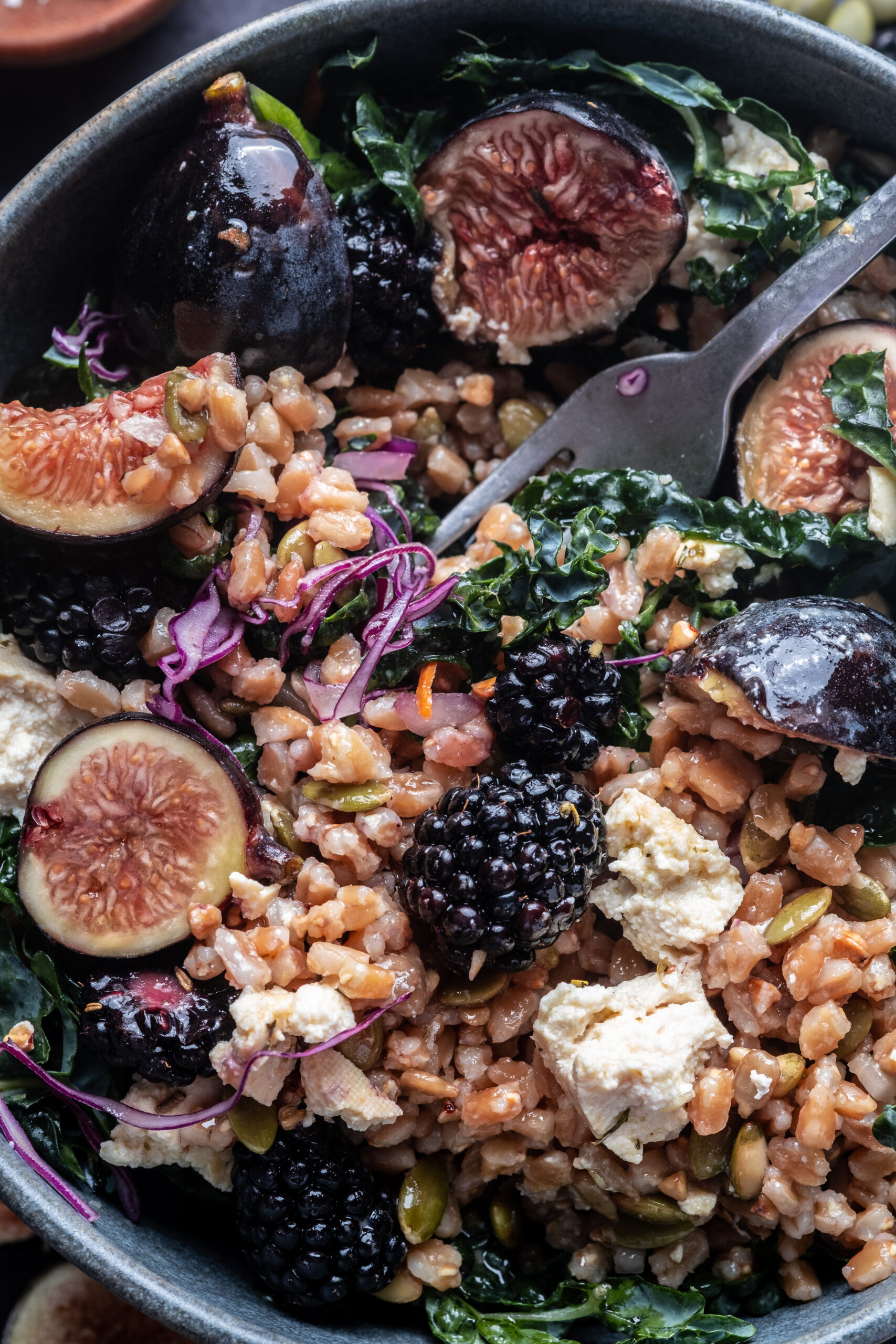 Fig and Farro Grain Bowls