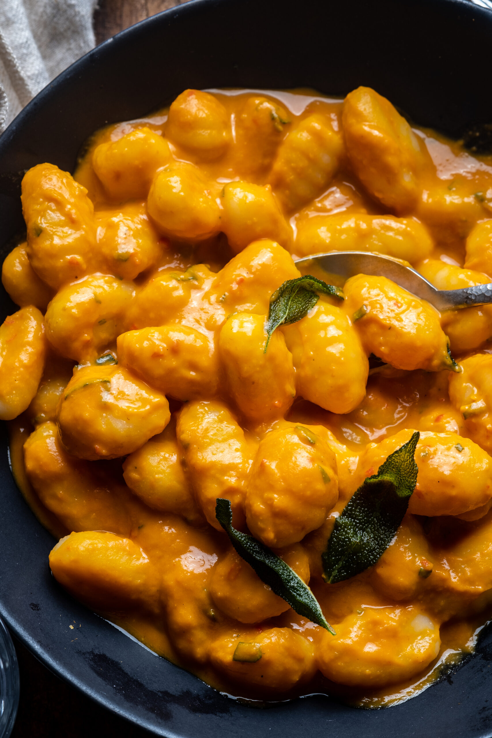 Creamy Pumpkin Gnocchi (vegan)