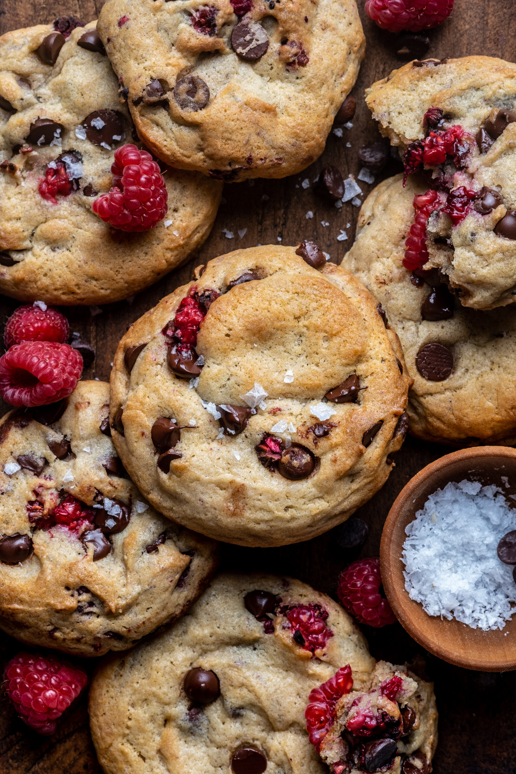 Raspberry Chocolate Chip Cookies