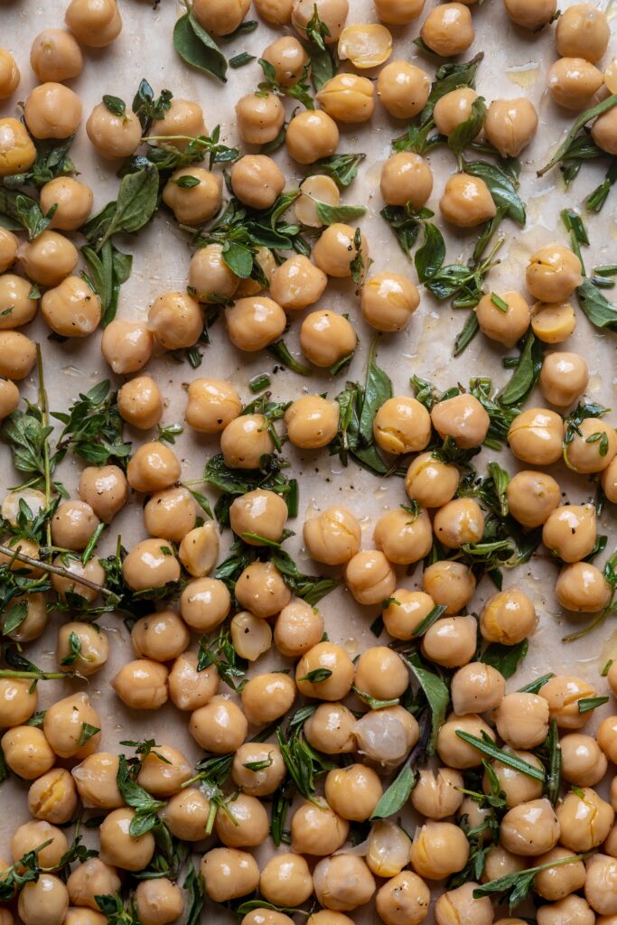 Lemon Risotto with Herb Roasted Chickpea