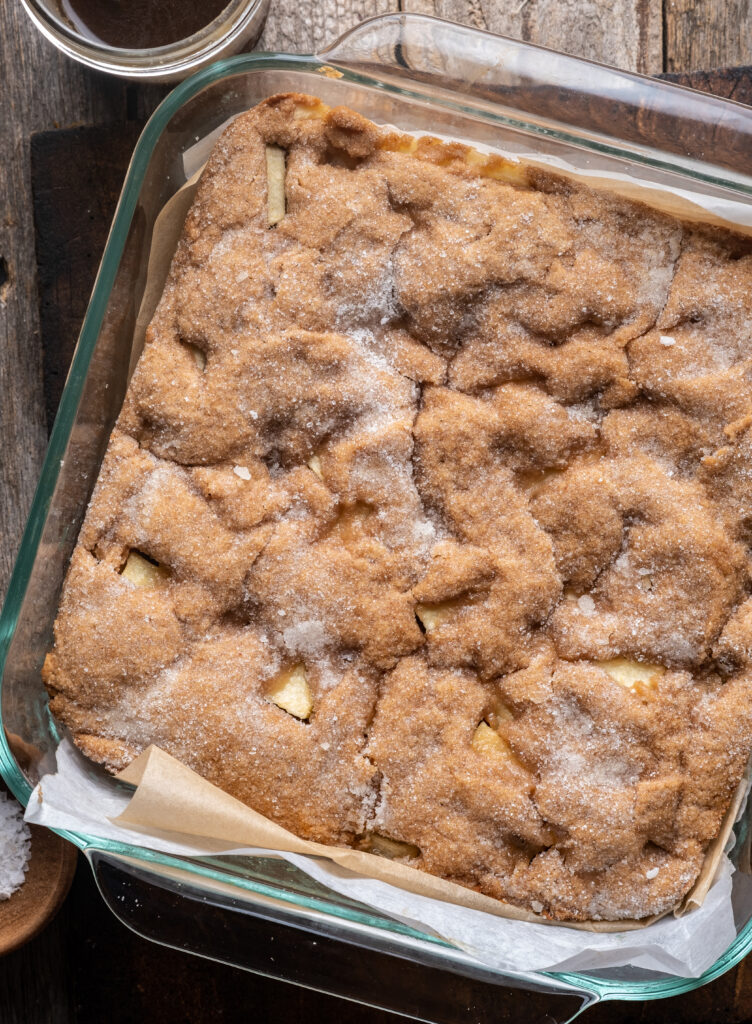 Vegan apple butter blondies 