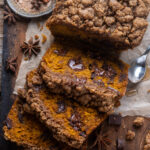 Pumpkin chocolate chip streusel bread