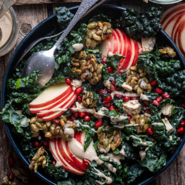 Tahini Honey Crisp Apple salad