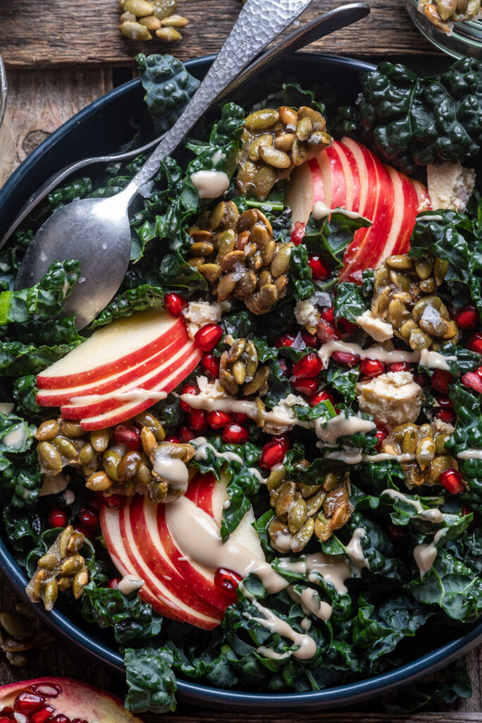 Tahini Honey Crisp Apple Salad