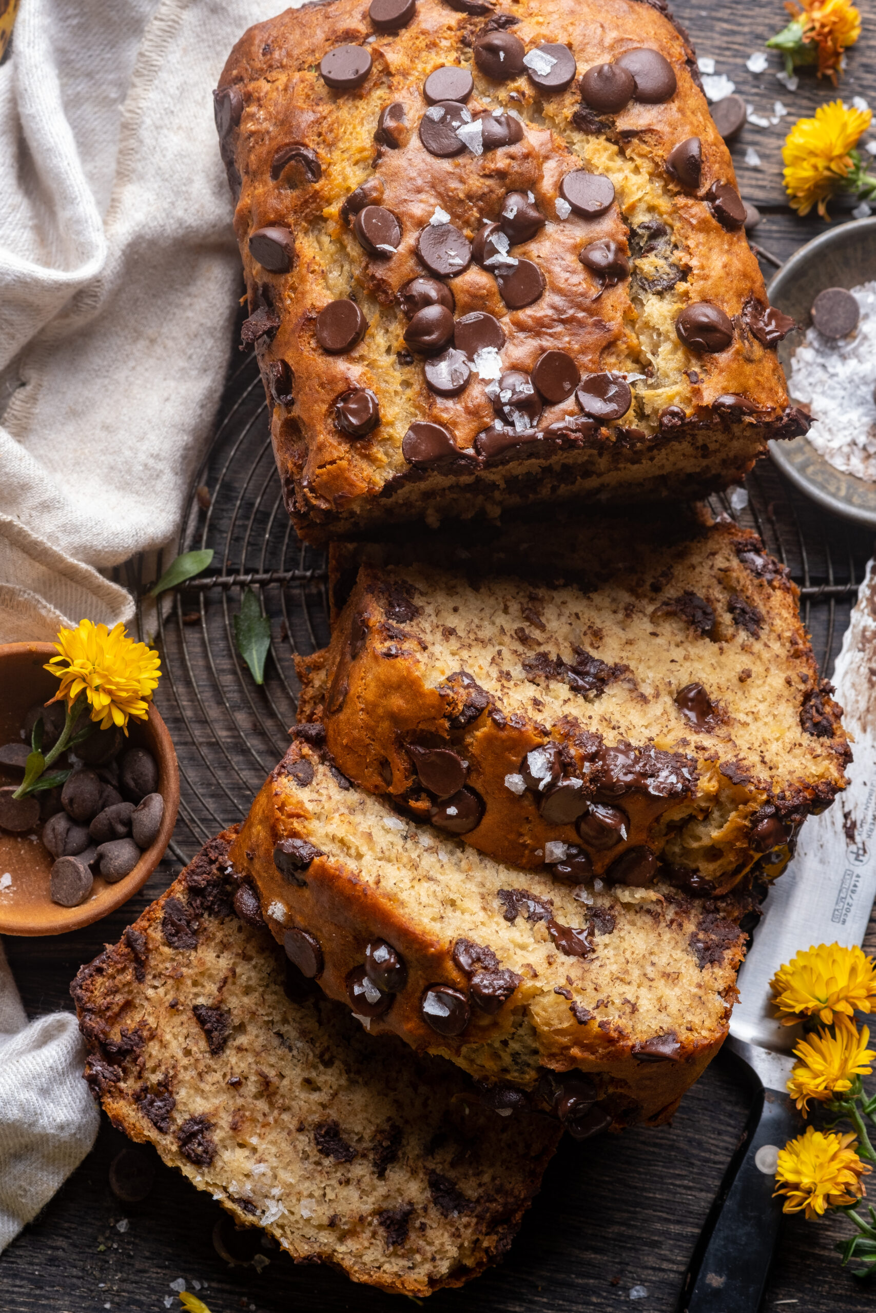 Miso Chocolate Chip Banana Bread