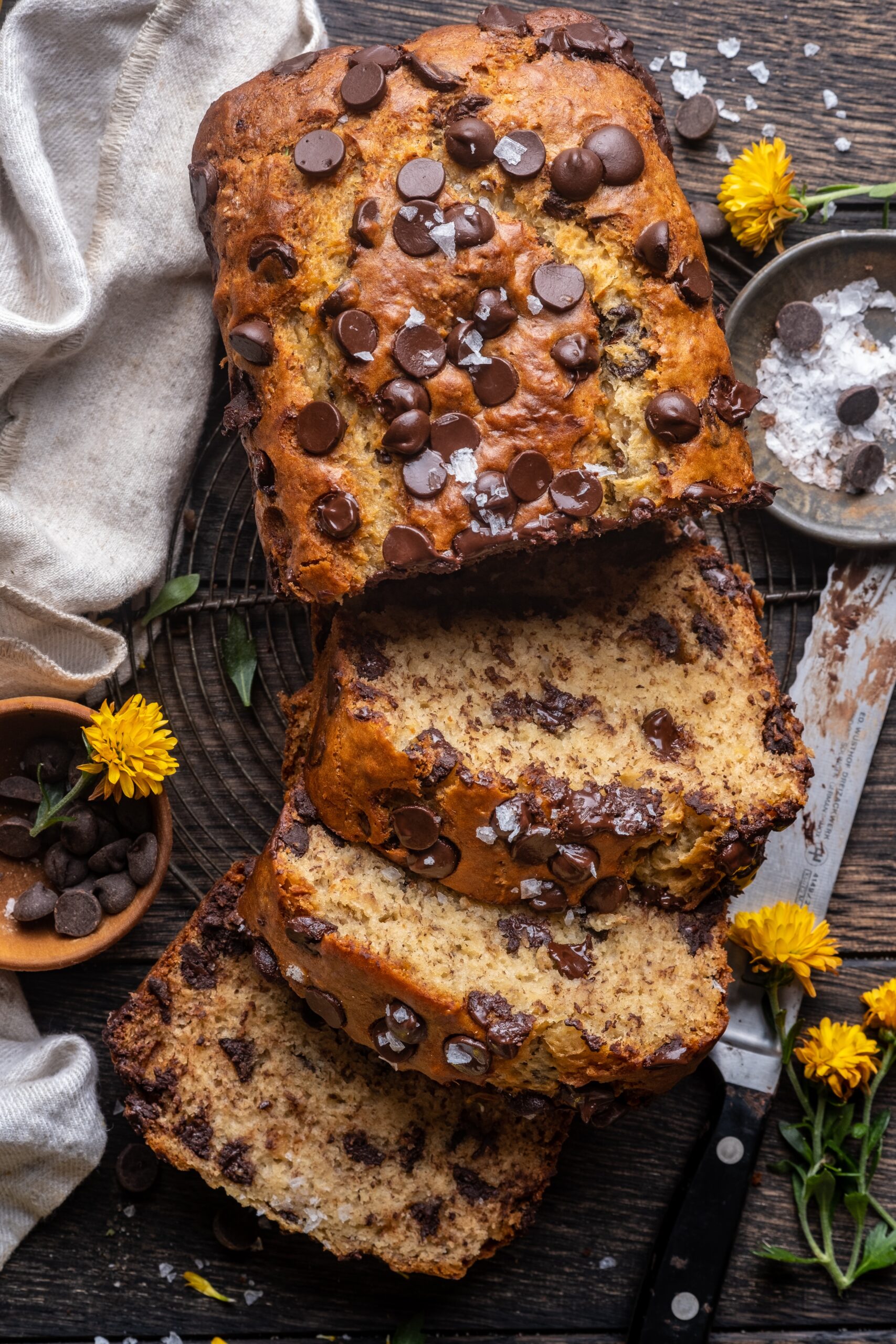 Miso Chocolate Chip Banana Bread