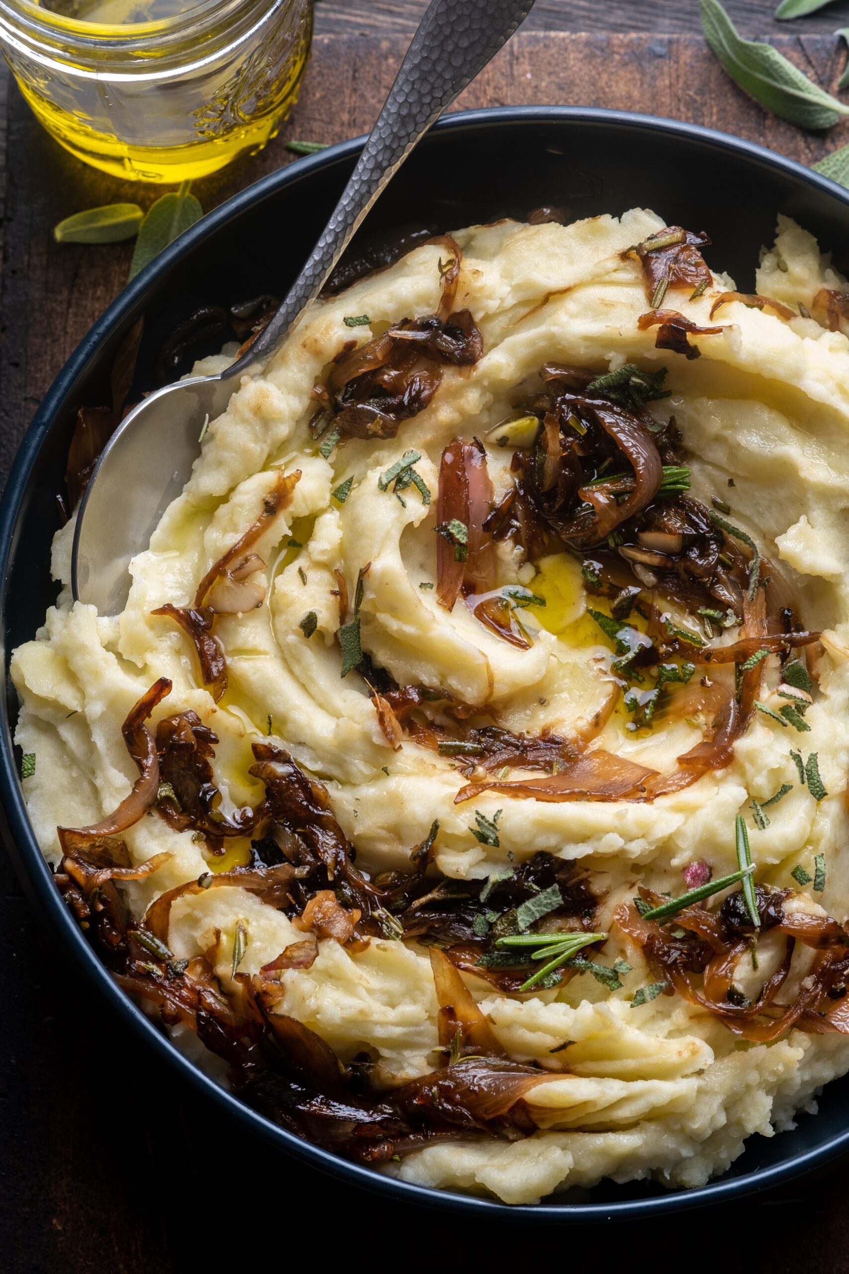 Olive Oil and Herb Mashed Potatoes