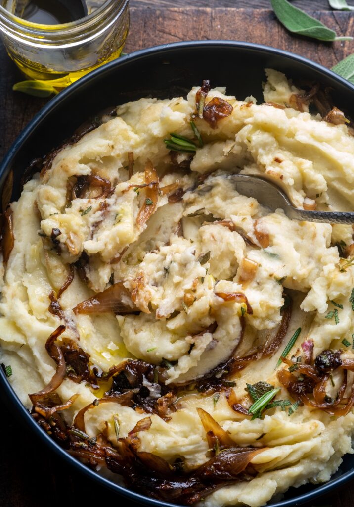Olive Oil and Herb Mashed Potatoes