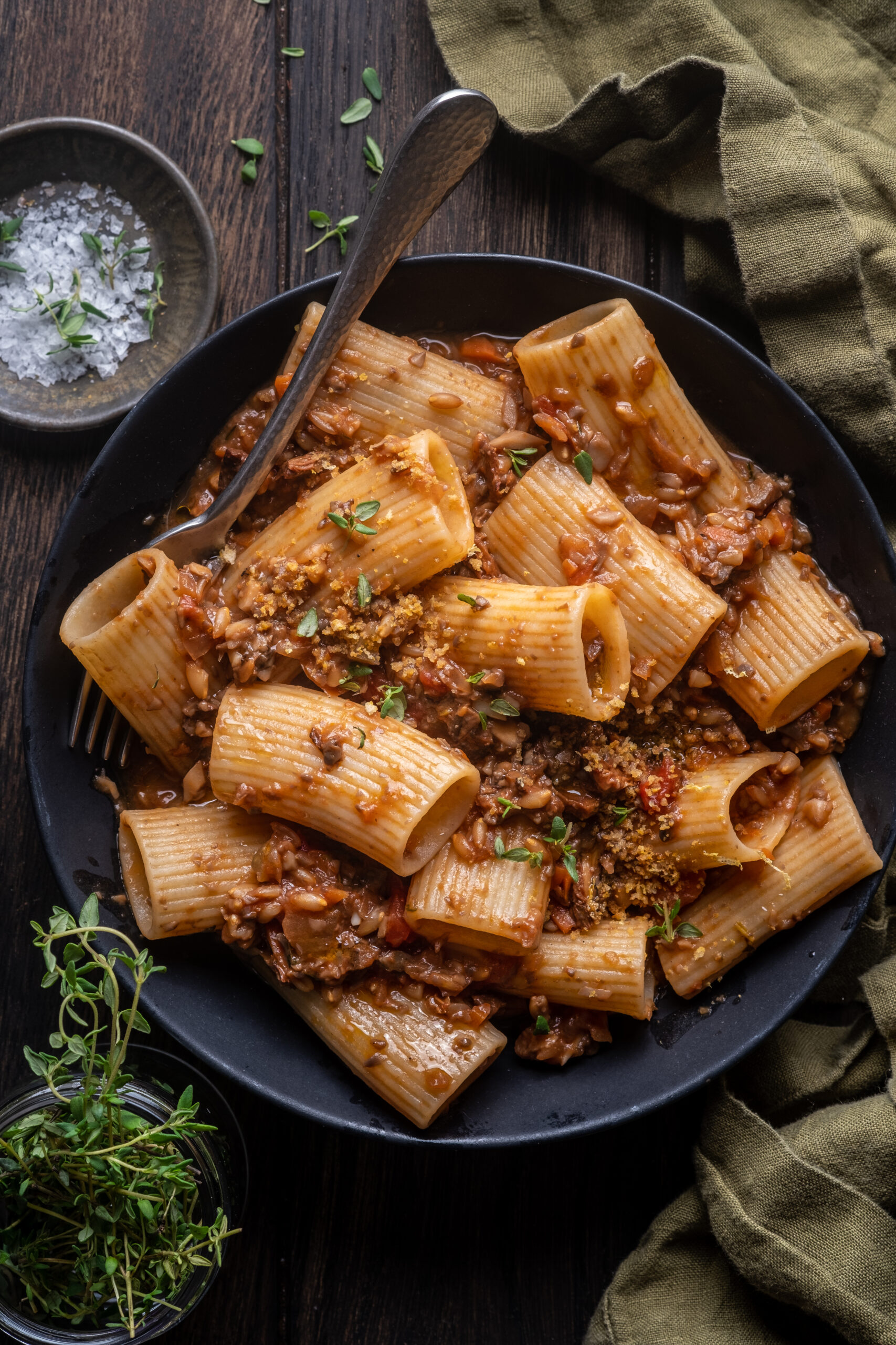 Mushroom and Farro Ragu