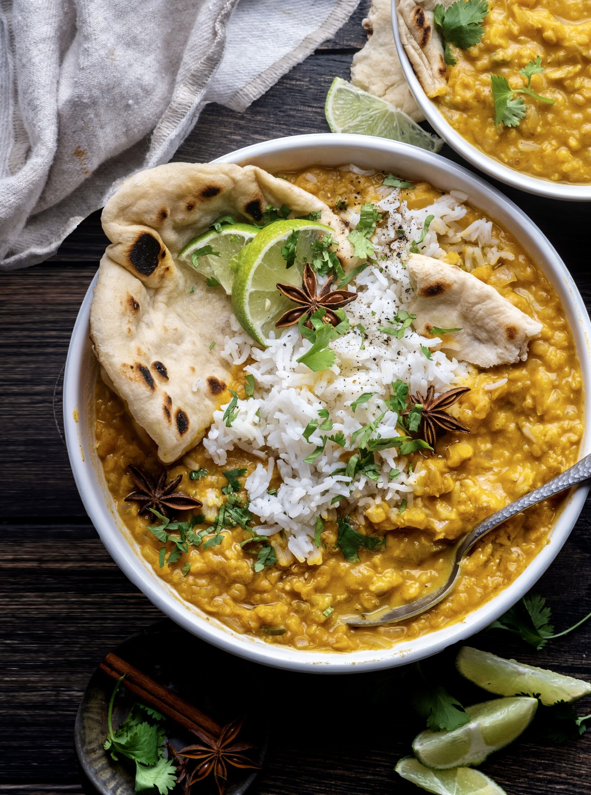 Creamy coconut pumpkin dal