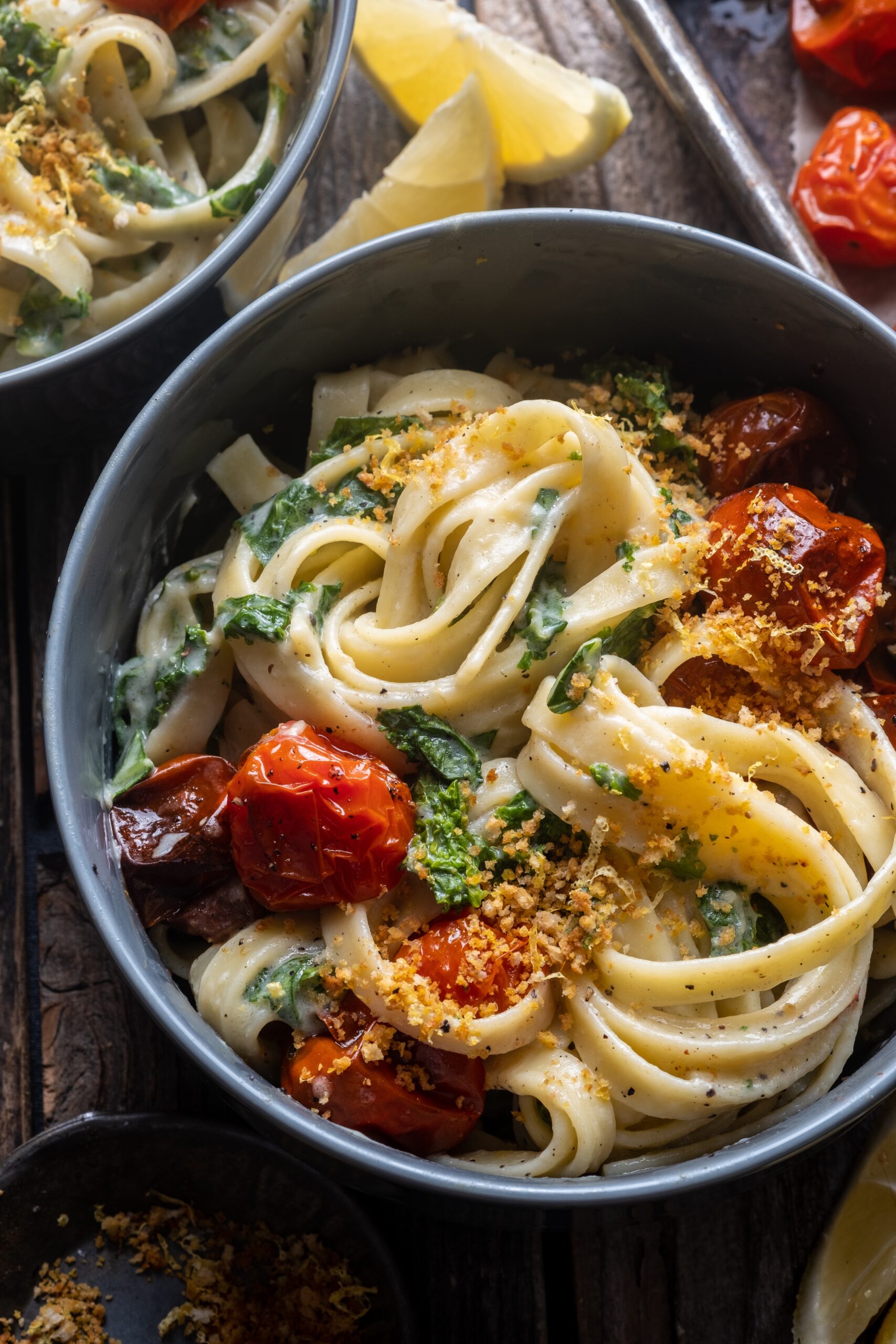 Roasted Garlic Fettuccine