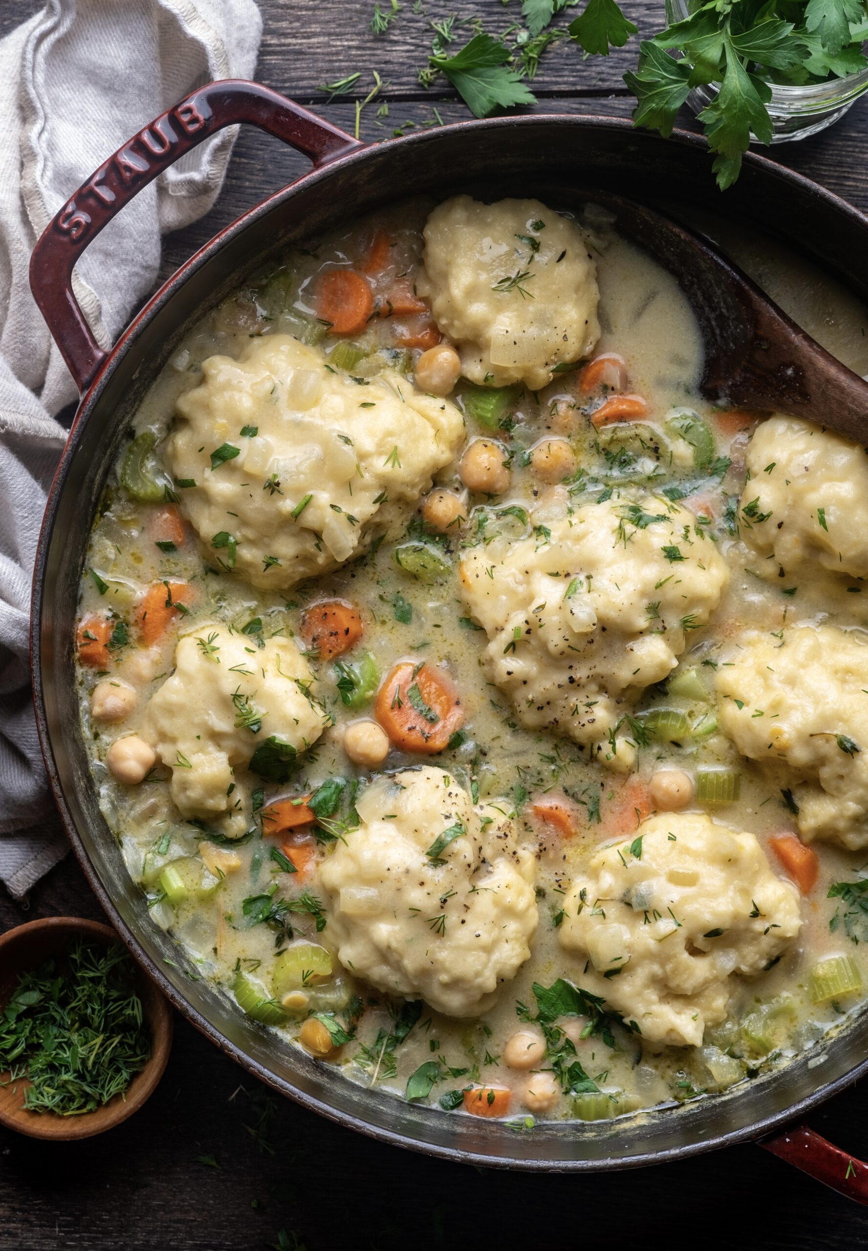 Chickpea and Dumpling Soup