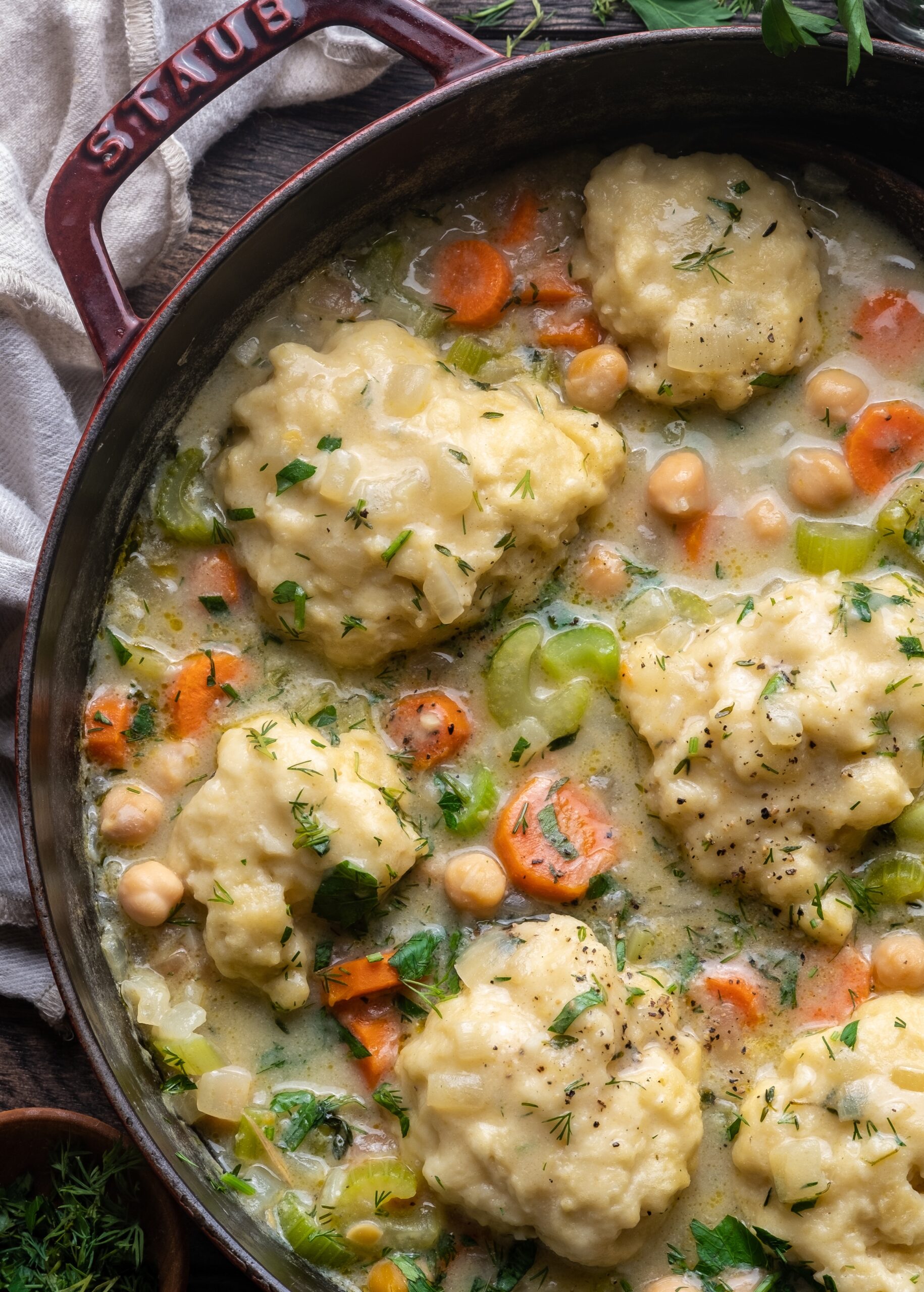 Chickpea and Dumpling Soup