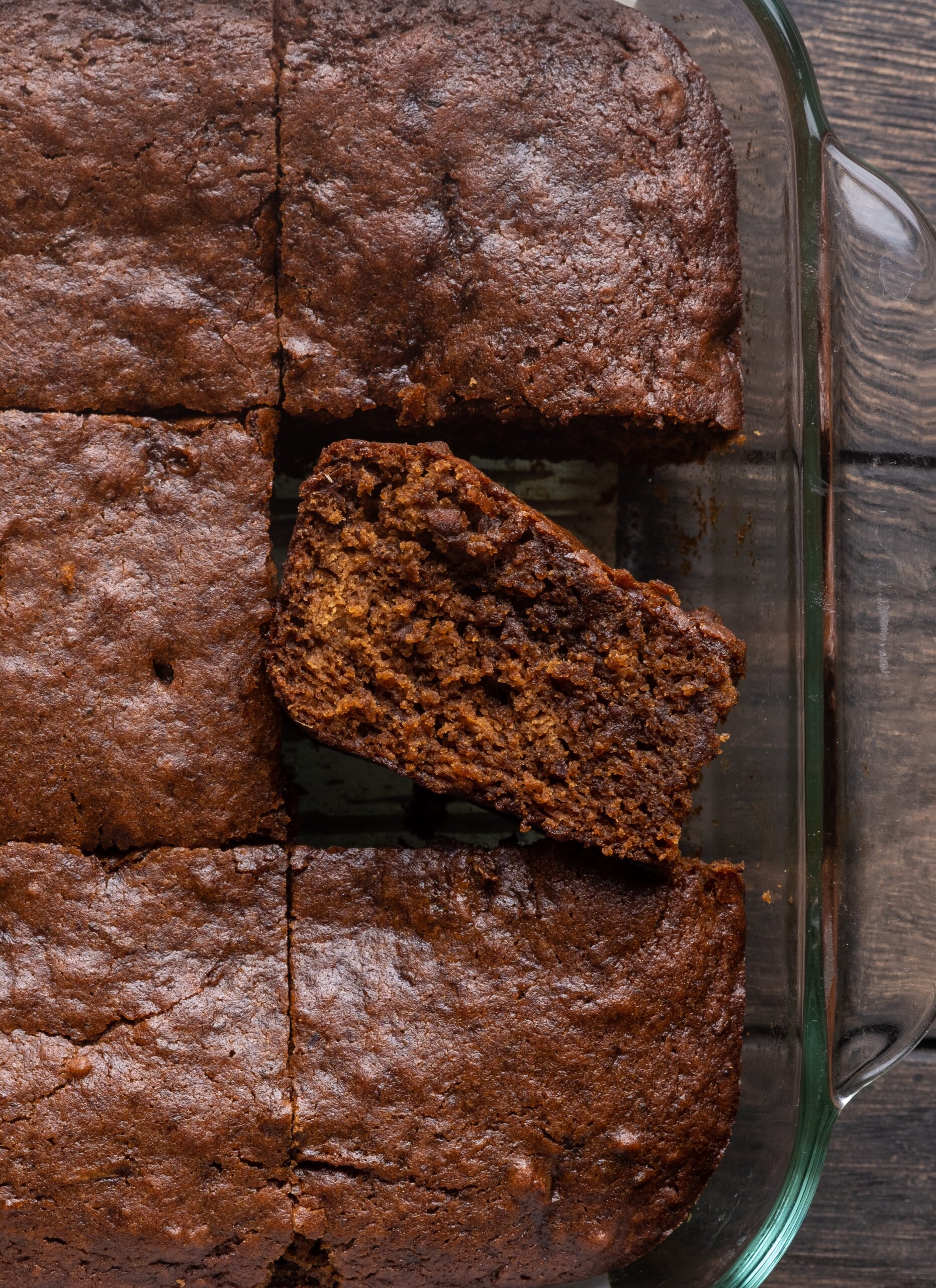 Vegan Sticky Gingerbread Date Cake