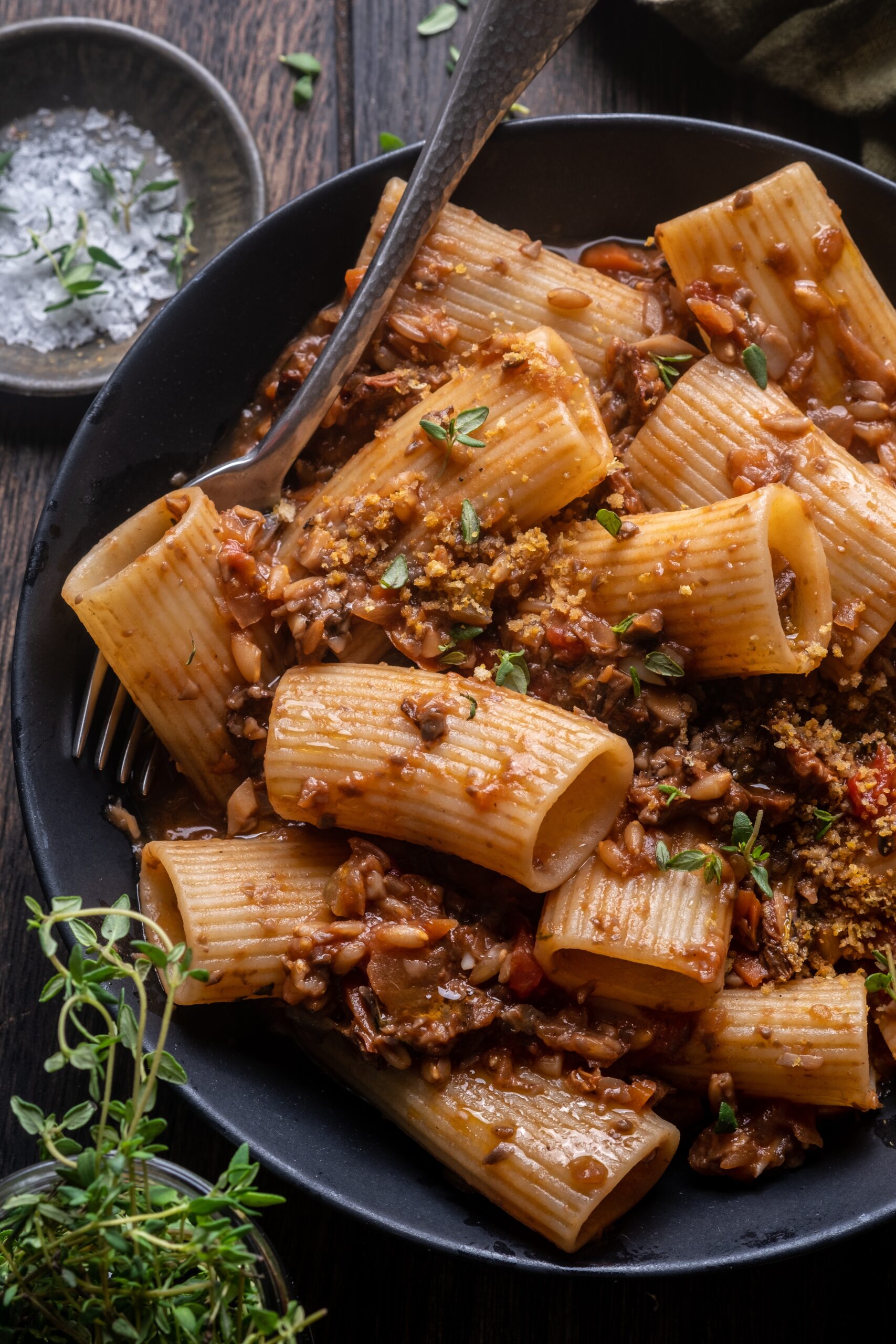 Mushroom and Farro Ragu